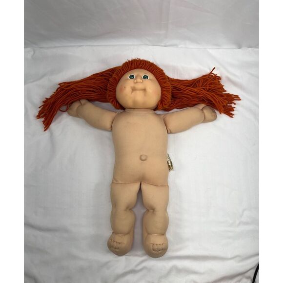 Vintage 1978, 1982 Cabbage Patch Kid, Red Hair with‎ Green Eyes - Picture 1 of 12